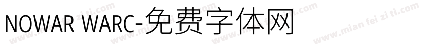nowar warc字体转换